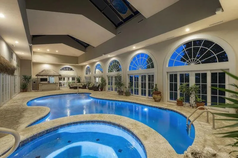 The estate indoor pool