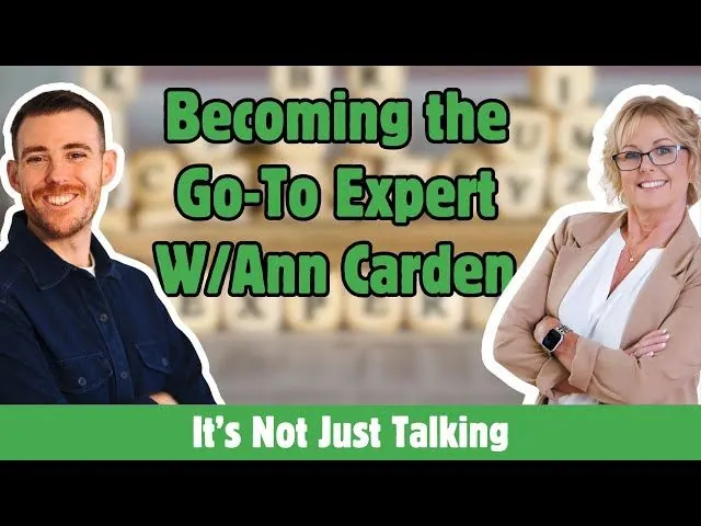 Ann Interviewed at It’s Not Just Talking with Vince Quinn Podcast