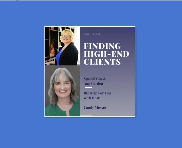 Featured Guest on: Biz Help for You with Candy Messer