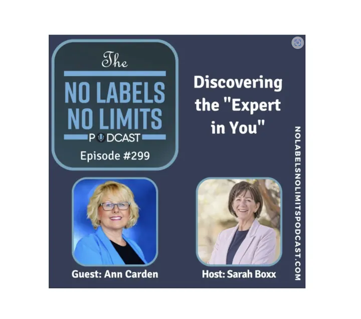 Featured Guest on: No Labels, No Limits with Sarah Boxx