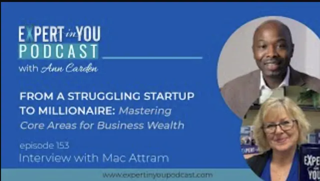 From a Struggling Startup to a Millionaire  Mastering Core Areas for Business Wealth with Mac Attram