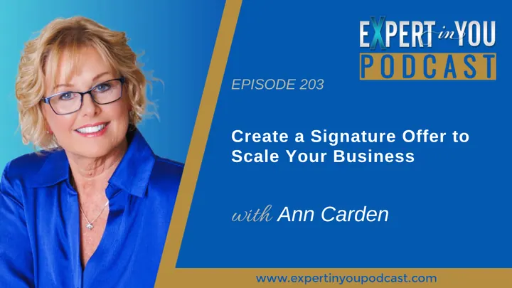 Create a Signature Offer to Scale Your Business