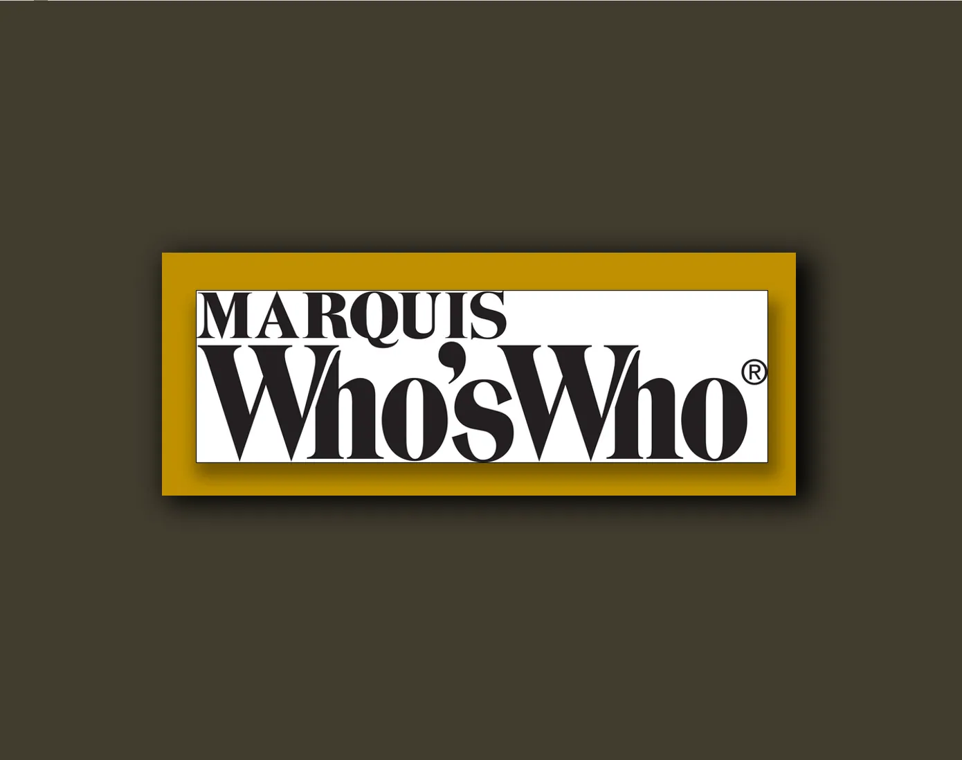 Featured in: Marquis Who’s Who Biographical Registry