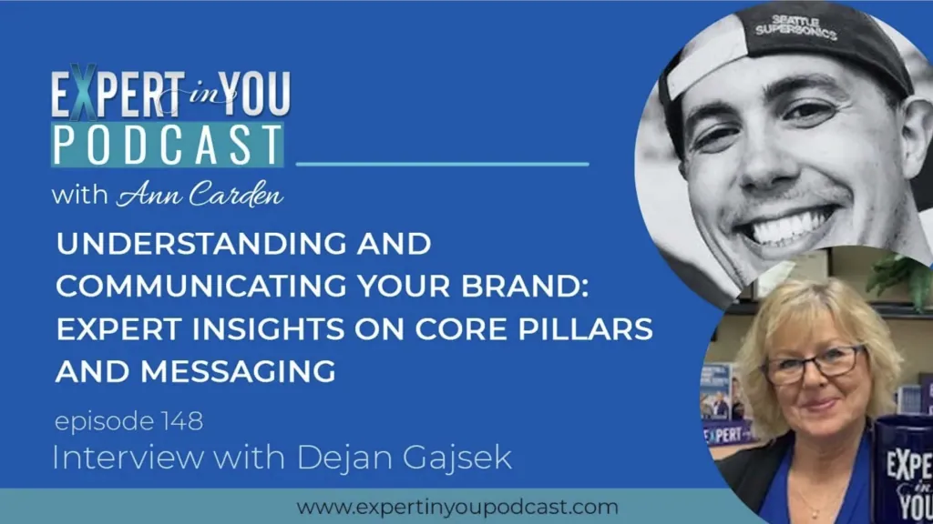 Understanding and Communicating Your Brand: Expert Insights on Core Pillars and Messaging with Dejan Gajsek