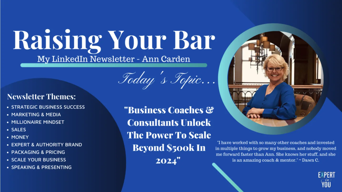 Business Coaches & Consultants Unlock The Power To Scale Beyond $500k