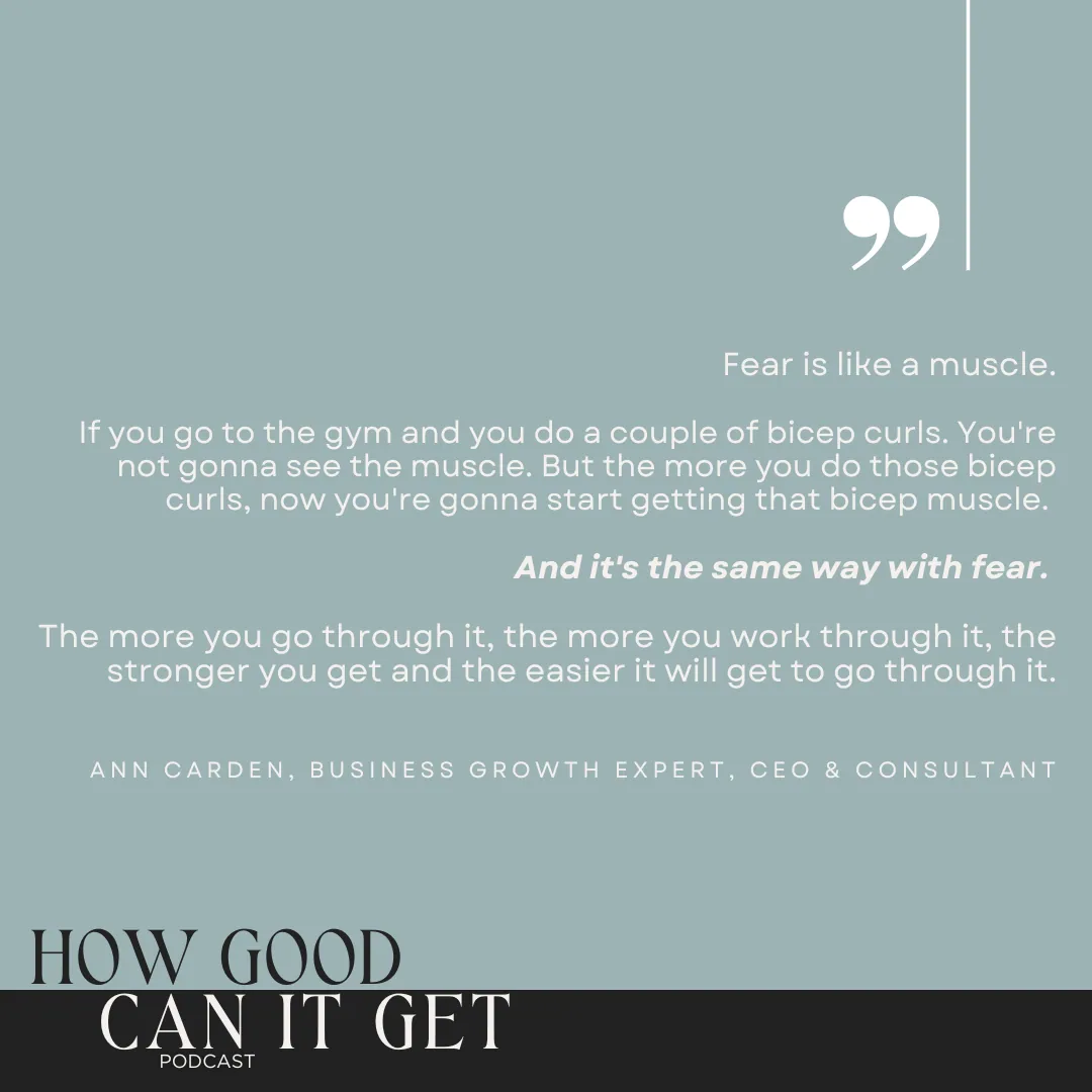 Ann carden Interviewed on How Good Can It Get?